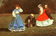 Winslow Homer The Croquet Game china oil painting reproduction